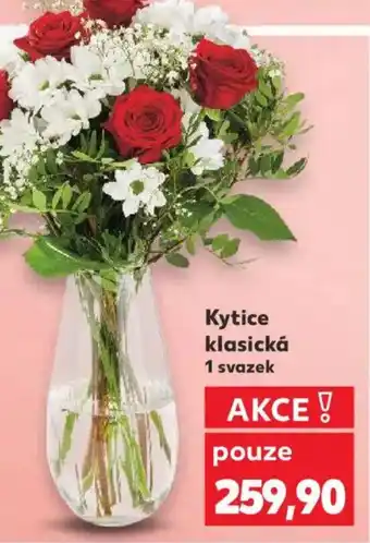 Kaufland Kytice klasická nabídka