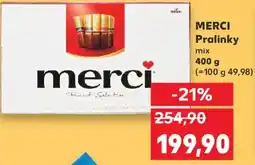 Kaufland MERCI Pralinky nabídka