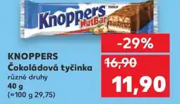 Kaufland KNOPPERS Čokoládová tyčinka nabídka