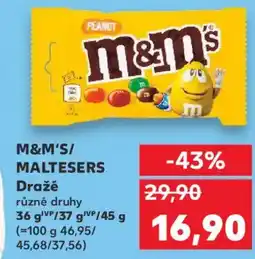 Kaufland M&M'S/ MALTESERS Dražé nabídka