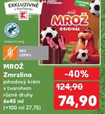 Kaufland MROŻ Zmrzlina nabídka