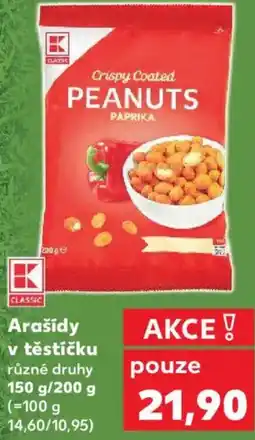 Kaufland Arašídy v těstíčku nabídka