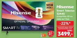 Kaufland Hisense Smart Televize 32A4S nabídka