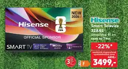 Kaufland Hisense Smart Televize 32A4S nabídka