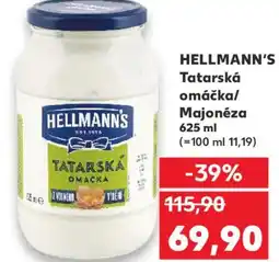 Kaufland HELLMANN'S Tatarská omáčka/ Majonéza nabídka