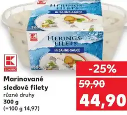 Kaufland Marinované sledové filety nabídka