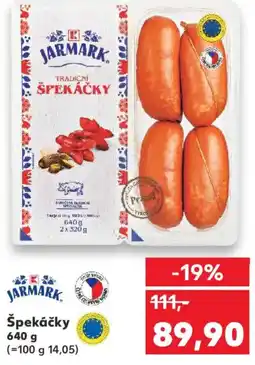 Kaufland Špekáčky nabídka