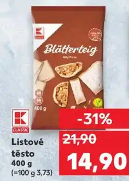 Kaufland Listové těsto nabídka