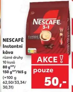 Kaufland NESCAFÉ Instantní káva nabídka