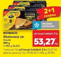 Kaufland NOWACO Obalovaný sýr Gouda nabídka