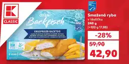 Kaufland Smažená ryba v těstíčku nabídka