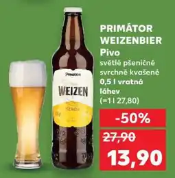 Kaufland Primátor Weizenbier nabídka