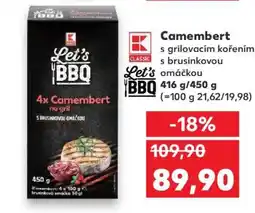 Kaufland Camembert s grilovacím kořením/s brusinkovou omáčkou nabídka