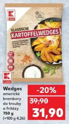 Kaufland Wedges americké brambory do trouby a fritézy nabídka