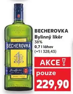 Kaufland Becherovka nabídka