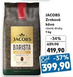 Kaufland JACOBS Zrnková káva nabídka