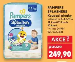 Kaufland PAMPERS SPLASHERS nabídka