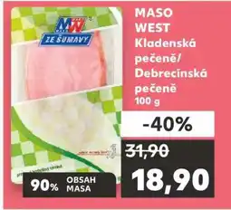 Kaufland MASO WEST Kladenská pečeně/Debrecínská pečeně 100 g nabídka