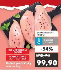 Kaufland Kuřecí prsní řízky nabídka