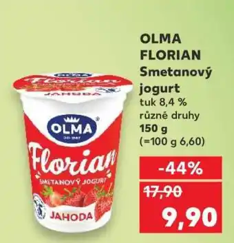Kaufland Olma Florian smetanový jogurt nabídka