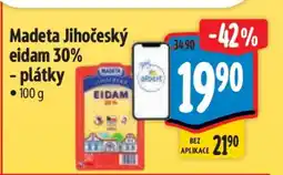 Albert Madeta Jihočeský eidam 30 plátky nabídka