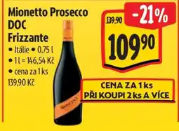 Albert Mionetto Prosecco DOC Frizzante nabídka