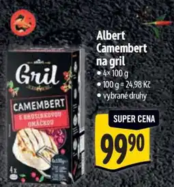 Albert Albert Camembert na gril nabídka