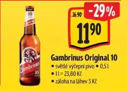 Albert Gambrinus Originál 10 nabídka