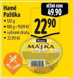 Albert Hamé paštika nabídka
