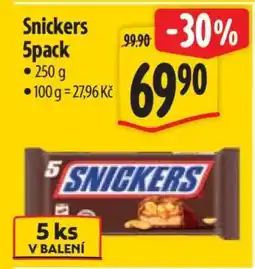 Albert Snickers 5pack nabídka