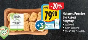 Albert Nature's Promise Bio Kuřecí nuggetky nabídka