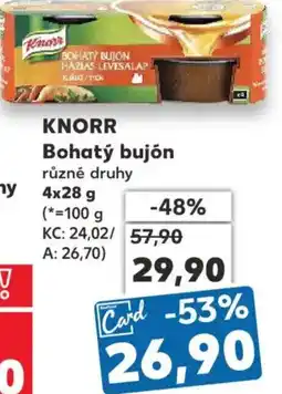 Kaufland KNORR Bohatý bujón nabídka