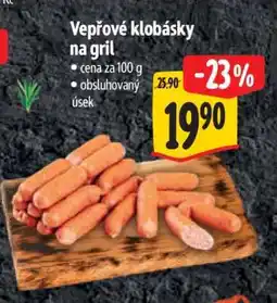 Albert Vepřové klobásky na gril nabídka