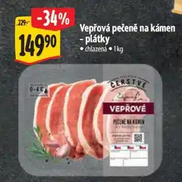 Albert Vepřová pečeně na kámen – plátky nabídka
