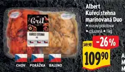 Albert Albert Kuřecí stehna marinovaná DUO nabídka