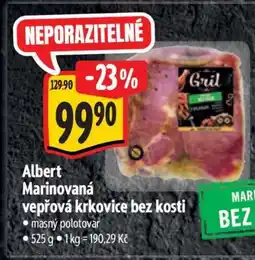 Albert Albert Marinovaná vepřová krkovice bez kosti nabídka