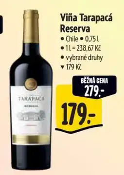 Albert Viña Tarapacá Reserva nabídka