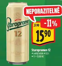 Albert Staropramen 12 nabídka