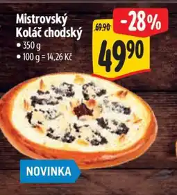 Albert Mistrovský Koláč chodský nabídka