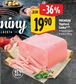 Albert PREMIUM Vepřová šunka nabídka