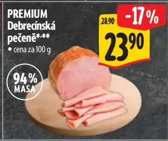 Albert PREMIUM Debrecínská pečeně nabídka
