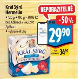 Albert Král Sýrů Hermelín nabídka