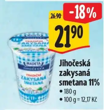 Albert Jihočeská zakysaná smetana 11 % nabídka
