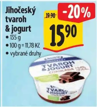 Albert Jihočeský tvaroh & jogurt nabídka