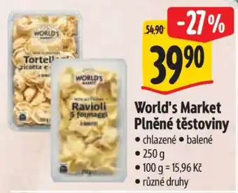 Albert World’s Market Plněné těstoviny nabídka