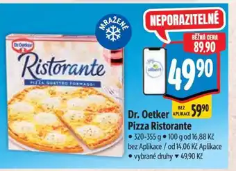 Albert Dr. Oetker Pizza Ristorante nabídka