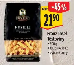 Albert Franz Josef Těstoviny nabídka