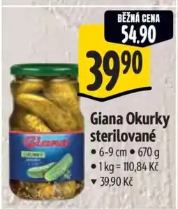 Albert Giana Okurky sterilované nabídka
