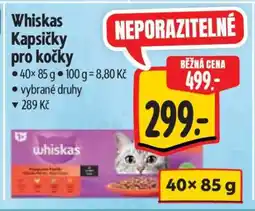 Albert Whiskas kapsičky pro kočky nabídka