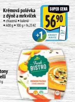 Albert Krémová polévka z dýně a mrkviček nabídka